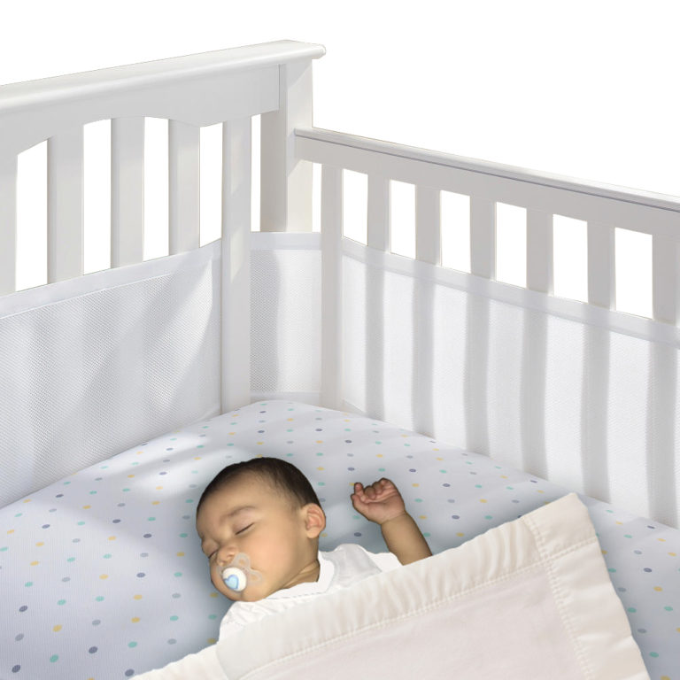 Baby Mesh Crib Liner Easy Installation Ele Toys, LLC