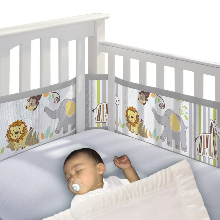 Baby Mesh Crib Liner Easy Installation Ele Toys, LLC